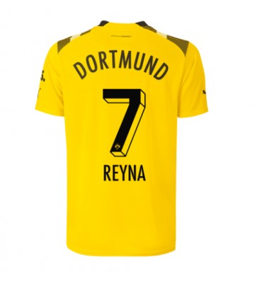 Borussia Dortmund Giovanni Reyna #7 Tredjedrakt 2022-23 Kortermet